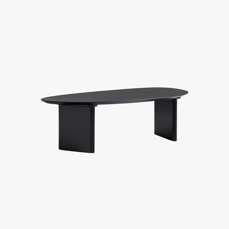 [린지홈] 모노디 모던 블랙 원목 소파 테이블